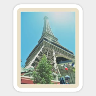 Paris Eiffel Tower Las Vegas Sticker